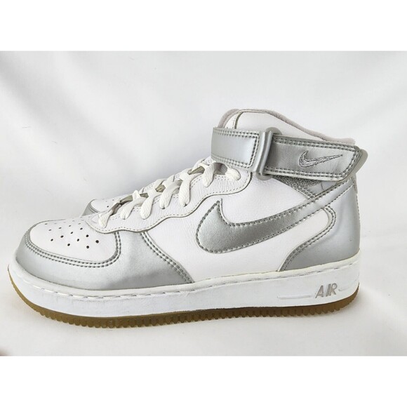 Vintage Nike 2001 Air Force 1 Mid B 624039-102 Size 11.5  Sneaker Shoe One White main image 8